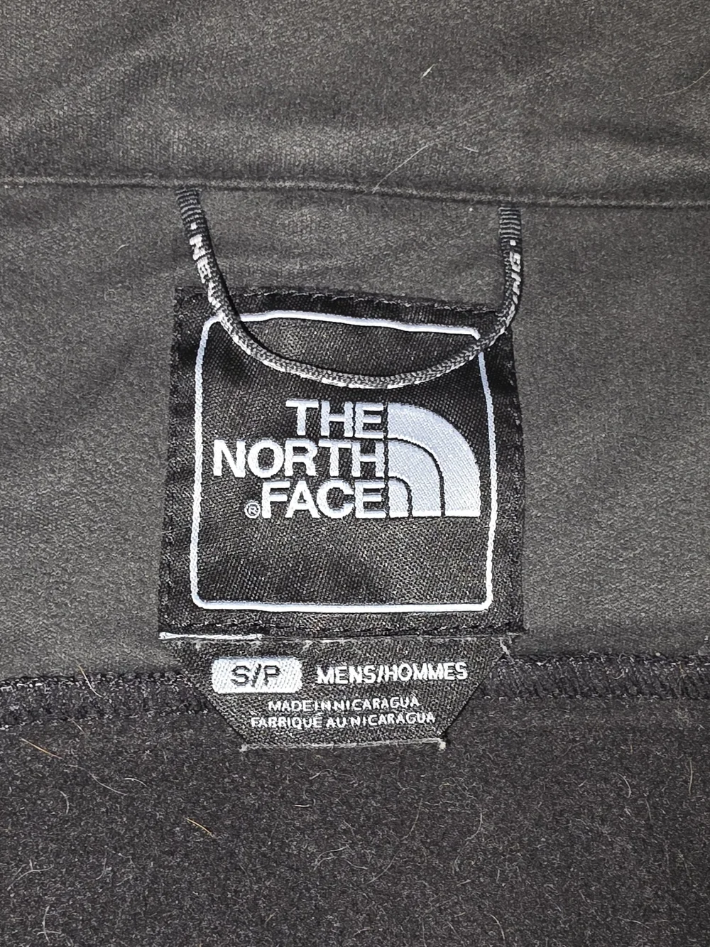 The North Face Men's Jacket - Charcoal and Black with Yellow Accents